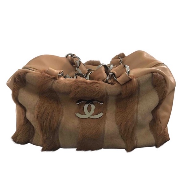 ❗️SOLD OUT❗️🚫Chanel Bag with beige pony skin - Picture 8 of 8